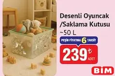 DESENLİ OYUNCAK / SAKLAMA KUTUSU 50 L DESENLİ OYUNCAK / SAKLAMA KUTUSU 50 L